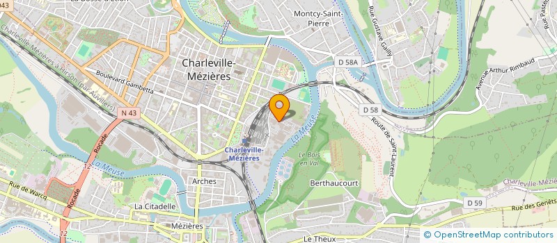 localisation de l'entreprise TRIPERIE ARDENNAISE à CHARLEVILLE-MEZIERES