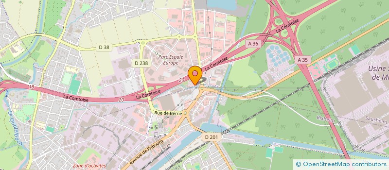 localisation de l'entreprise TRIPERIE JOSEPH STEYER SA à SAUSHEIM