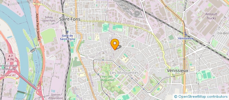localisation de l'entreprise TRIPERIE RHODANIENNE à VENISSIEUX