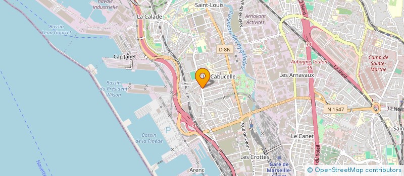 localisation de l'entreprise TRIPHASEE MEDITERRANEE à MARSEILLE 15EME
