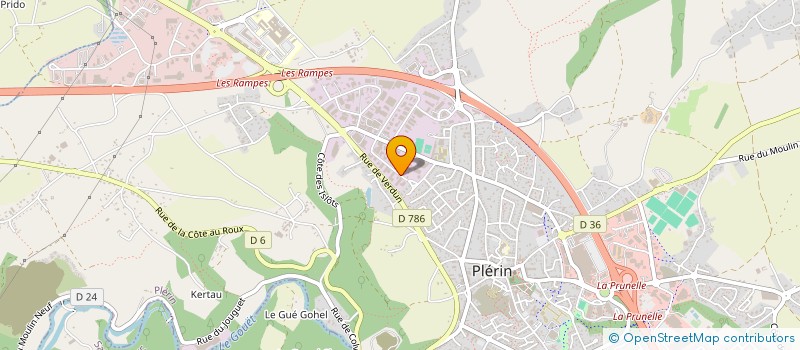 localisation de l'entreprise TRIPHAZE à PLERIN