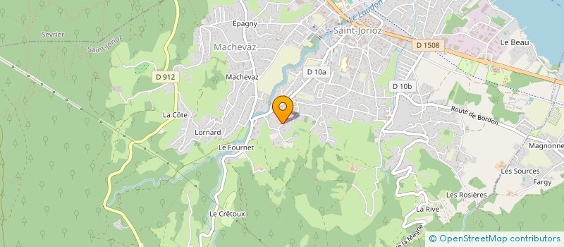 localisation de l'entreprise TRIPHON à SAINT-JORIOZ
