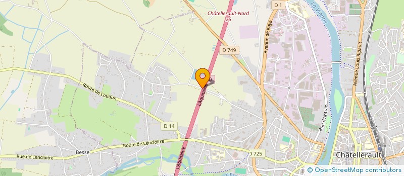 localisation de l'entreprise TRIPHOSE HERVE ET FILS à CHATELLERAULT