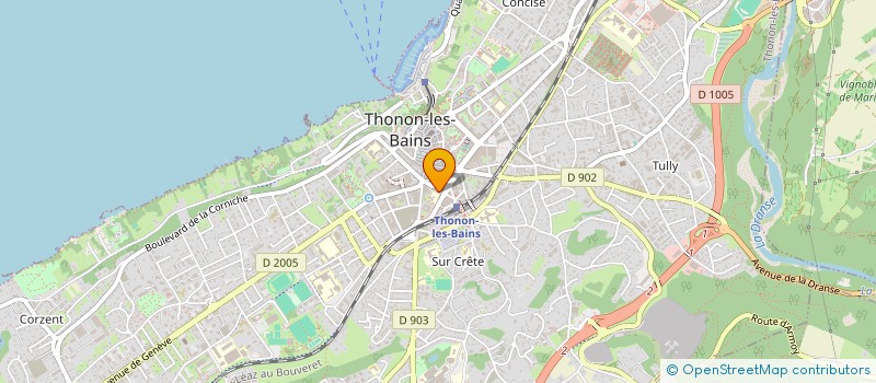 localisation de l'entreprise TRIPIER SEVRAN à THONON-LES-BAINS