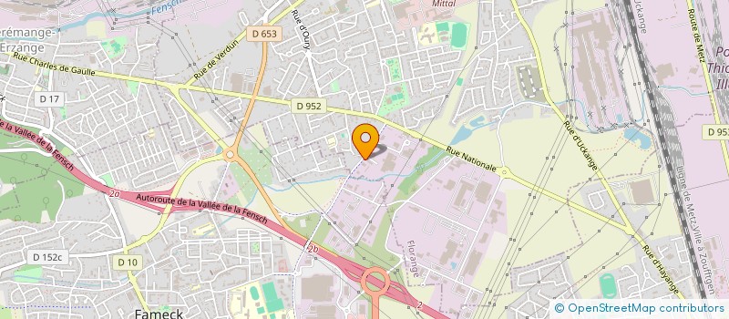 localisation de l'entreprise TRIPLAST  FLORANGE