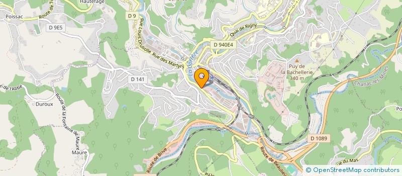 localisation de l'entreprise TRIPLE 19 DARTS CLUB (T19DC)  TULLE