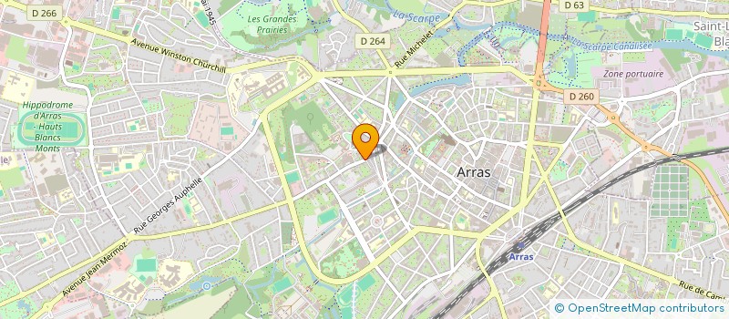 localisation de l'entreprise TRIPLE 5 à ARRAS