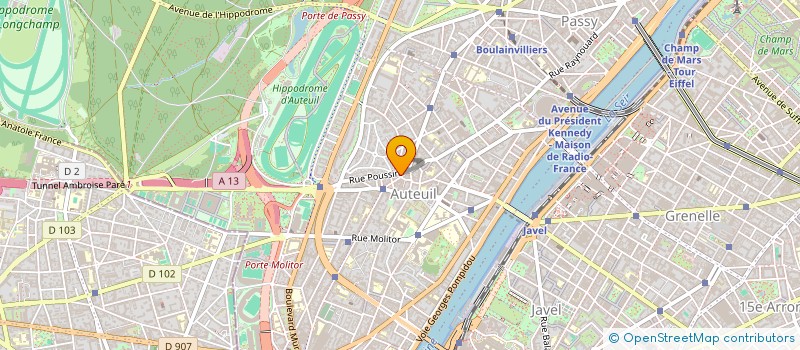 localisation de l'entreprise TRIPLE A  PARIS