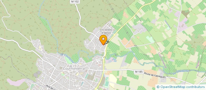 localisation de l'entreprise TRIPLE A à COURNONTERRAL