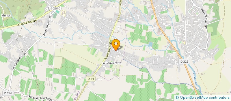 localisation de l'entreprise TRIPLE A à BAGARD