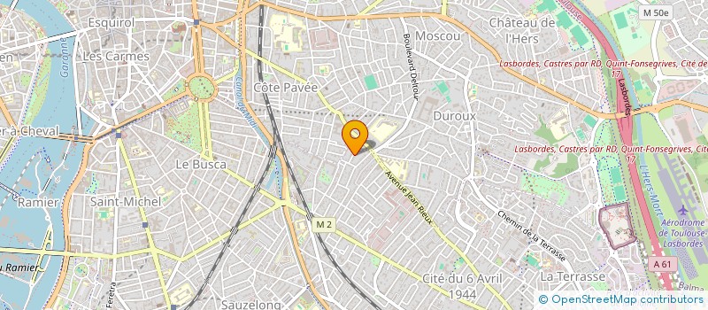 localisation de l'entreprise TRIPLE A à TOULOUSE