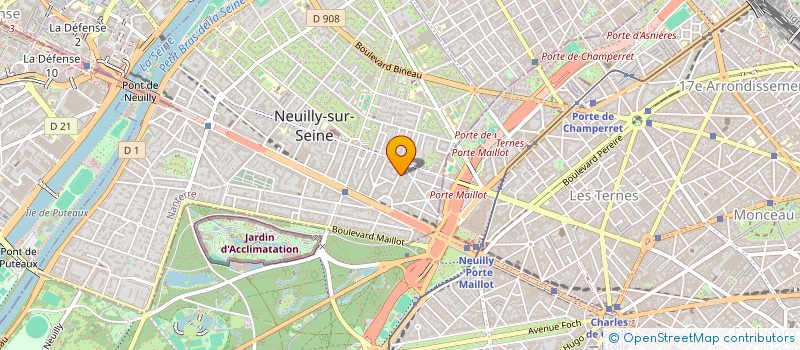 localisation de l'entreprise TRIPLE A à NEUILLY-SUR-SEINE