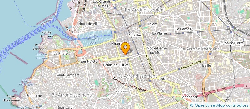 localisation de l'entreprise TRIPLE A  MARSEILLE