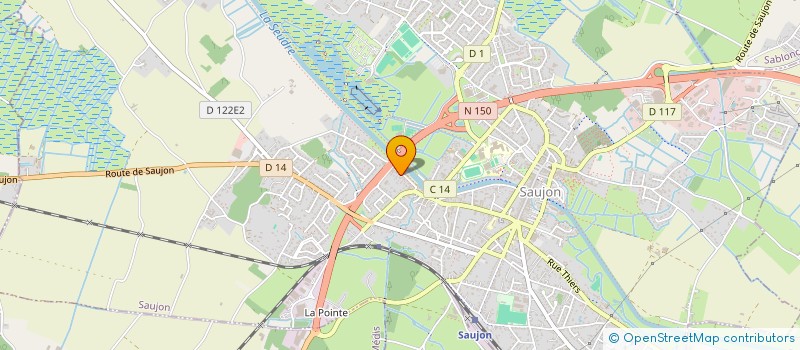 localisation de l'entreprise TRIPLE A'S  SAINTES