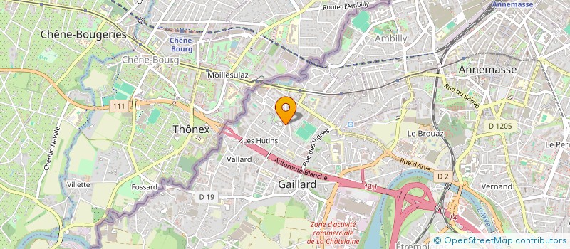 localisation de l'entreprise TRIPLE BOUCLE PIQUEE à GAILLARD