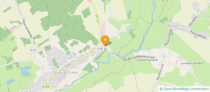 localisation de l'entreprise TRIPLE E  ERVY-LE-CHATEL