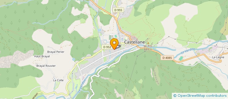 localisation de l'entreprise TRIPLE E à CASTELLANE