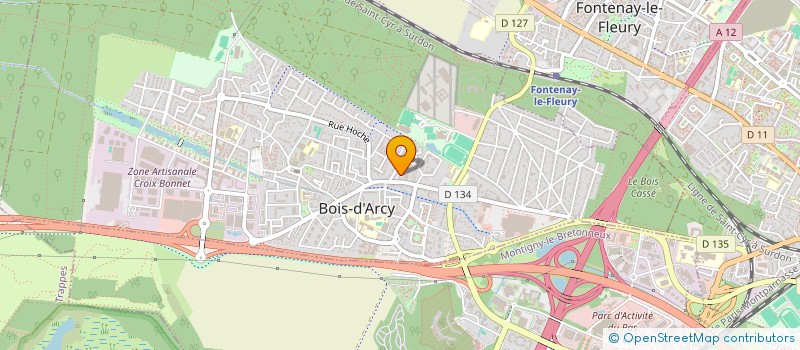 localisation de l'entreprise TRIPLE EFFORT  BOIS-D'ARCY