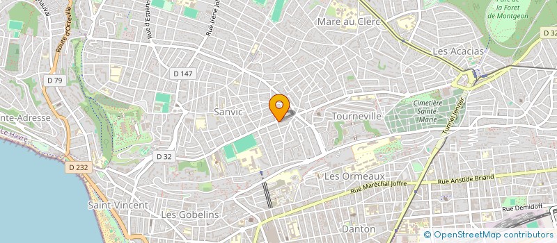 localisation de l'entreprise TRIPLE GALOP à LE HAVRE