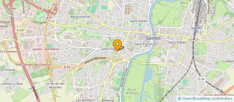 localisation de l'entreprise TRIPLE HUIT  SAINTES