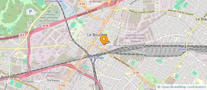 localisation de l'entreprise TRIPLE IMMO à LE BOURGET