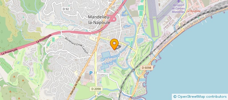 localisation de l'entreprise TRIPLE IMPACT  MANDELIEU-LA-NAPOULE