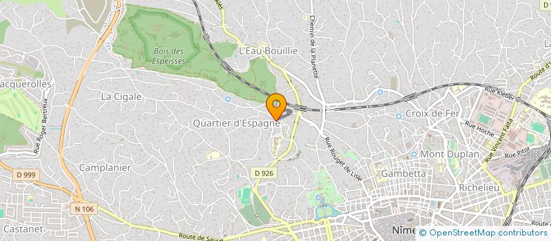 localisation de l'entreprise TRIPLE MUSE ET COMPAGNIE  NIMES