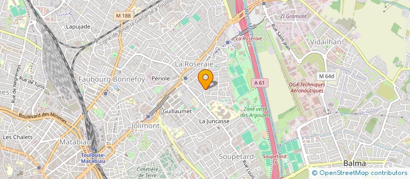 localisation de l'entreprise TRIPLE PAS à TOULOUSE