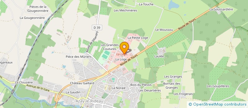 localisation de l'entreprise TRIPLE-S à AZAY-LE-RIDEAU