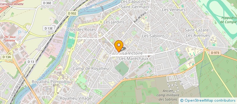 localisation de l'entreprise TRIPLE SLOWS  COMPIEGNE