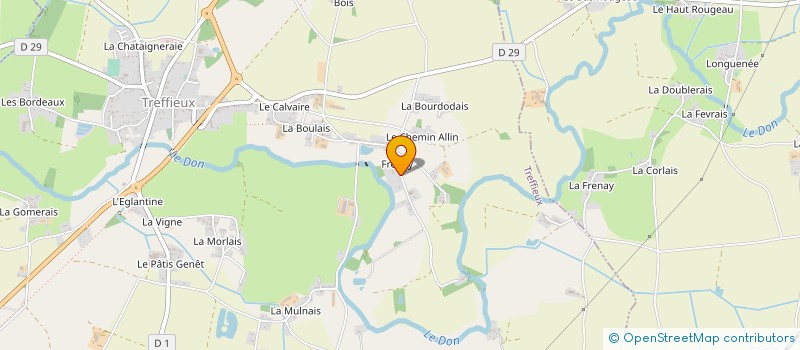 localisation de l'entreprise TRIPLE V à TREFFIEUX