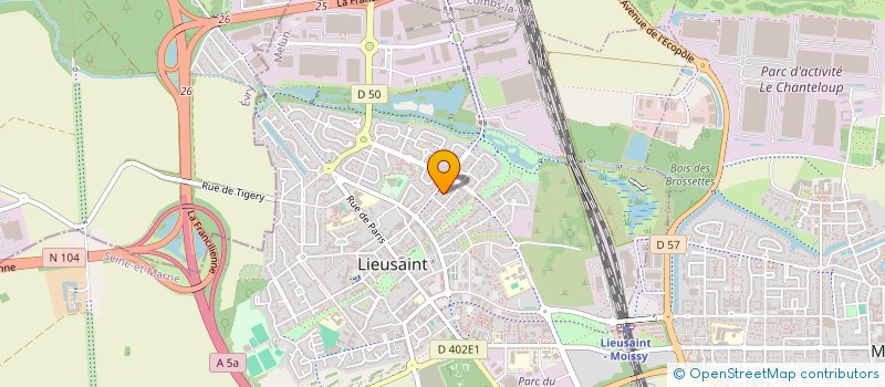 localisation de l'entreprise TRIPLEA  LIEUSAINT