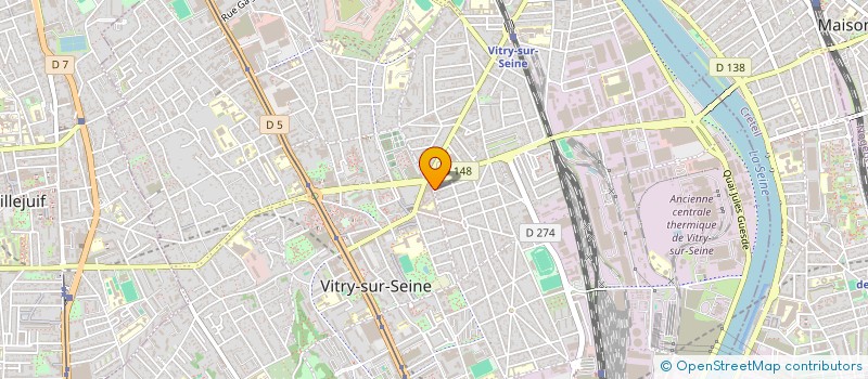 localisation de l'entreprise TRIPLEA (AEROSOL ARTISTE ASSOCIATION) à VITRY-SUR-SEINE