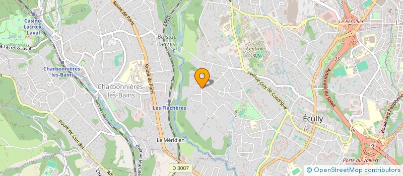 localisation de l'entreprise TRIPLENERGY à ECULLY