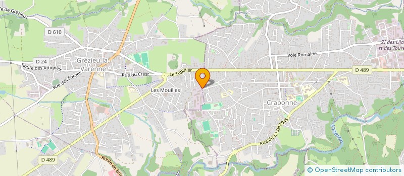 localisation de l'entreprise TRIPLESTACK  GREZIEU-LA-VARENNE