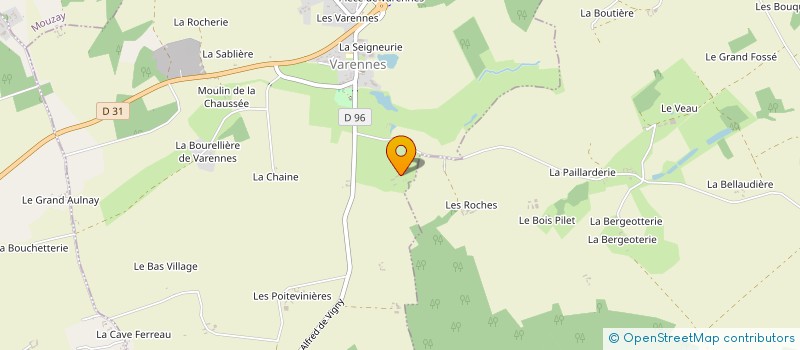 localisation de l'entreprise TRIPLET DE SAINT-SENOCH  VARENNES