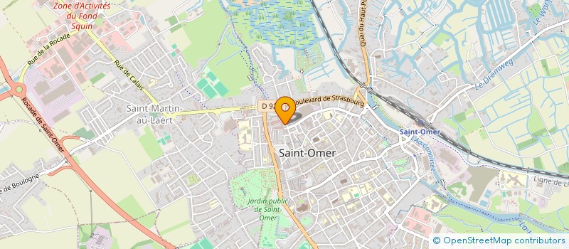 localisation de l'entreprise TRIPLET INVEST  SAINT-OMER