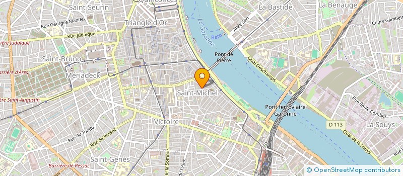 localisation de l'entreprise TRIPLETTA BORDEAUX  BORDEAUX