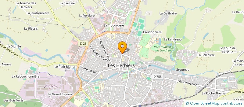 localisation de l'entreprise TRIPLETTE DU PONT DE LA VILLE à LES HERBIERS
