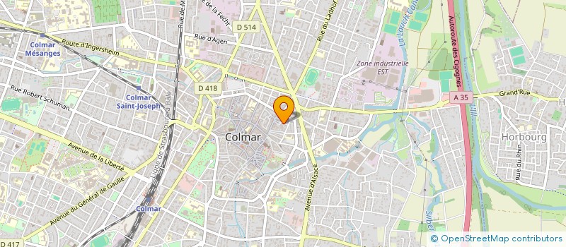 localisation de l'entreprise TRIPLEX  COLMAR