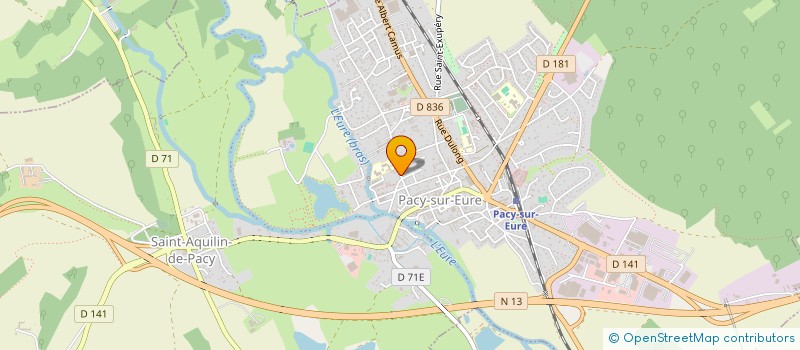 localisation de l'entreprise TRIPLIVE  MENILLES