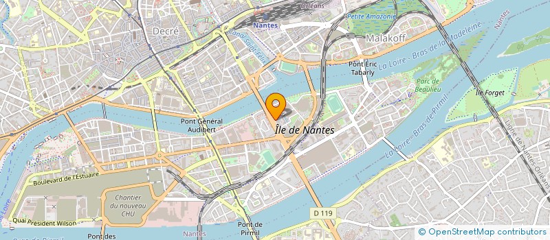 localisation de l'entreprise TRIPODE à NANTES