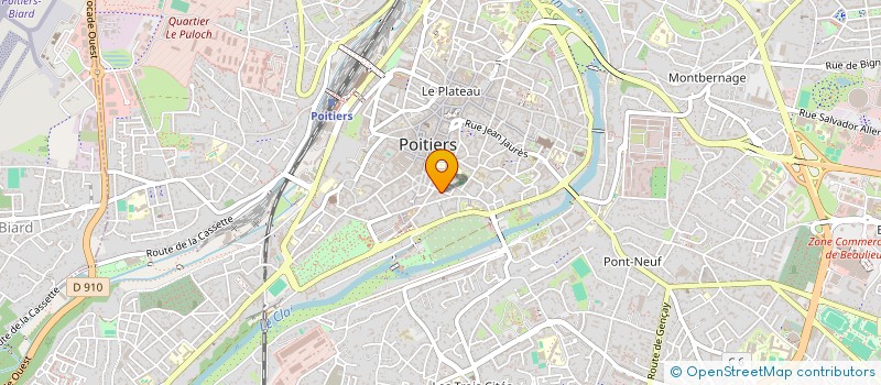 localisation de l'entreprise TRIPODE PROMOTION à POITIERS