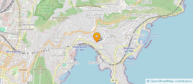localisation de l'entreprise TRIPOINT FRANCE à VILLEFRANCHE-SUR-MER