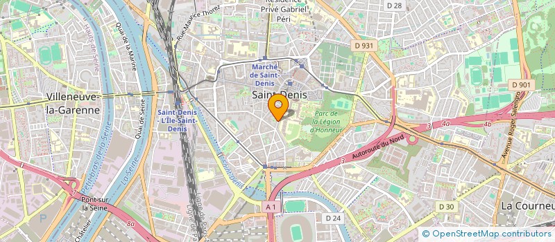 localisation de l'entreprise TRIPOLIS à SAINT-DENIS