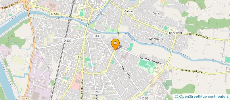 localisation de l'entreprise TRIPOLY à MONTELIMAR