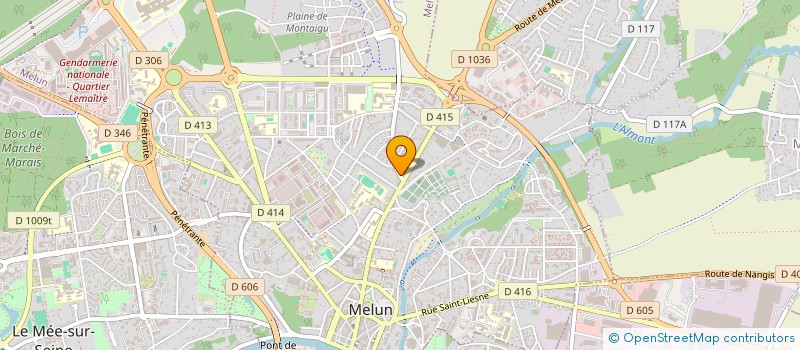 localisation de l'entreprise TRIPON à MELUN