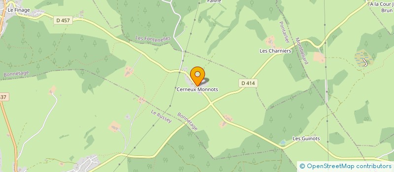 localisation de l'entreprise TRIPONNEY  BONNETAGE