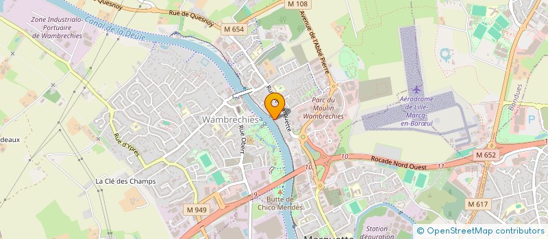 localisation de l'entreprise TRIPORTEUR à WAMBRECHIES