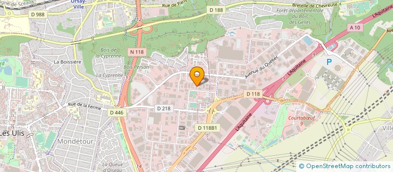 localisation de l'entreprise TRIPOS SARL à LES ULIS